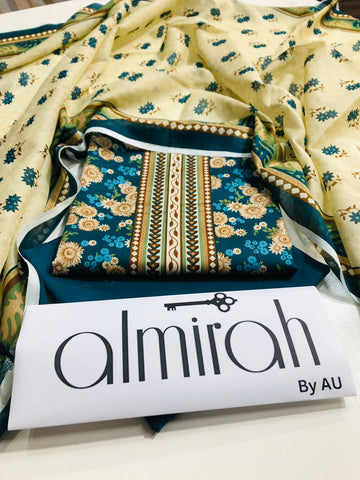 || Almirah Printed Lawn 3Piece ||